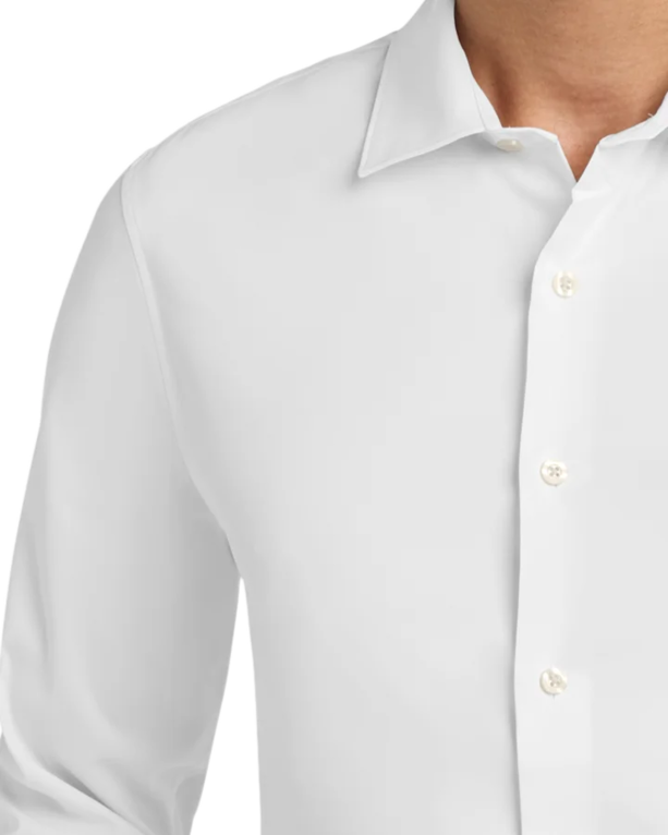 Closeup of a W680 Port Authority City Stretch Shirt